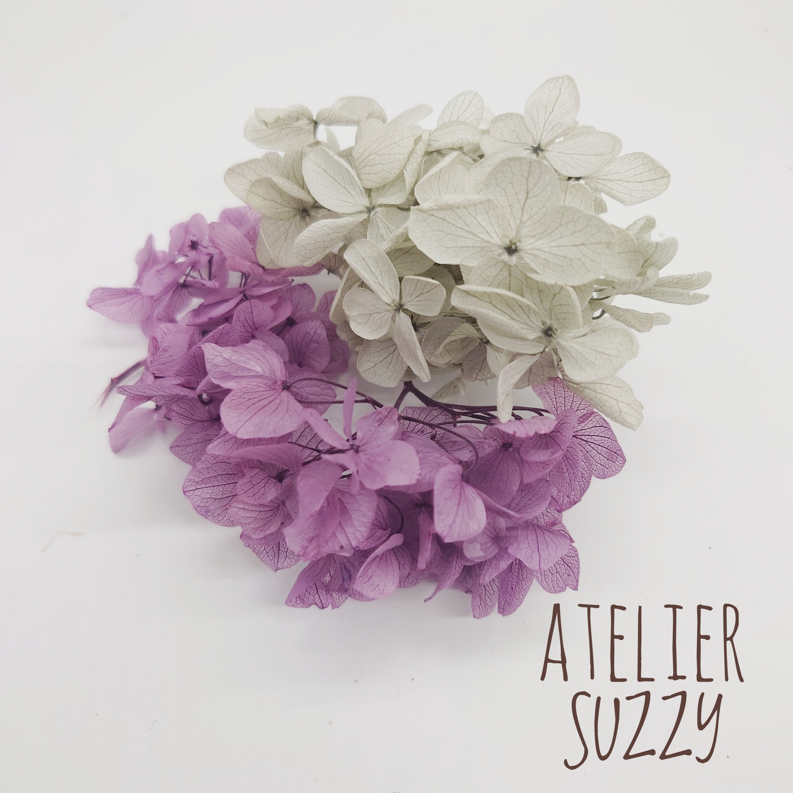 プリザーブドフラワー 花材セット クリスマス リボン付き - ATELIER