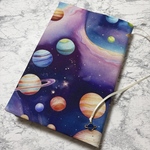 【単行本ブックカバー】宇宙パープル×惑星チャーム