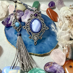 ブルーレースアゲートのペンダント