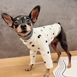 オーダー犬服  しっかりフライスニット しかく カットソー