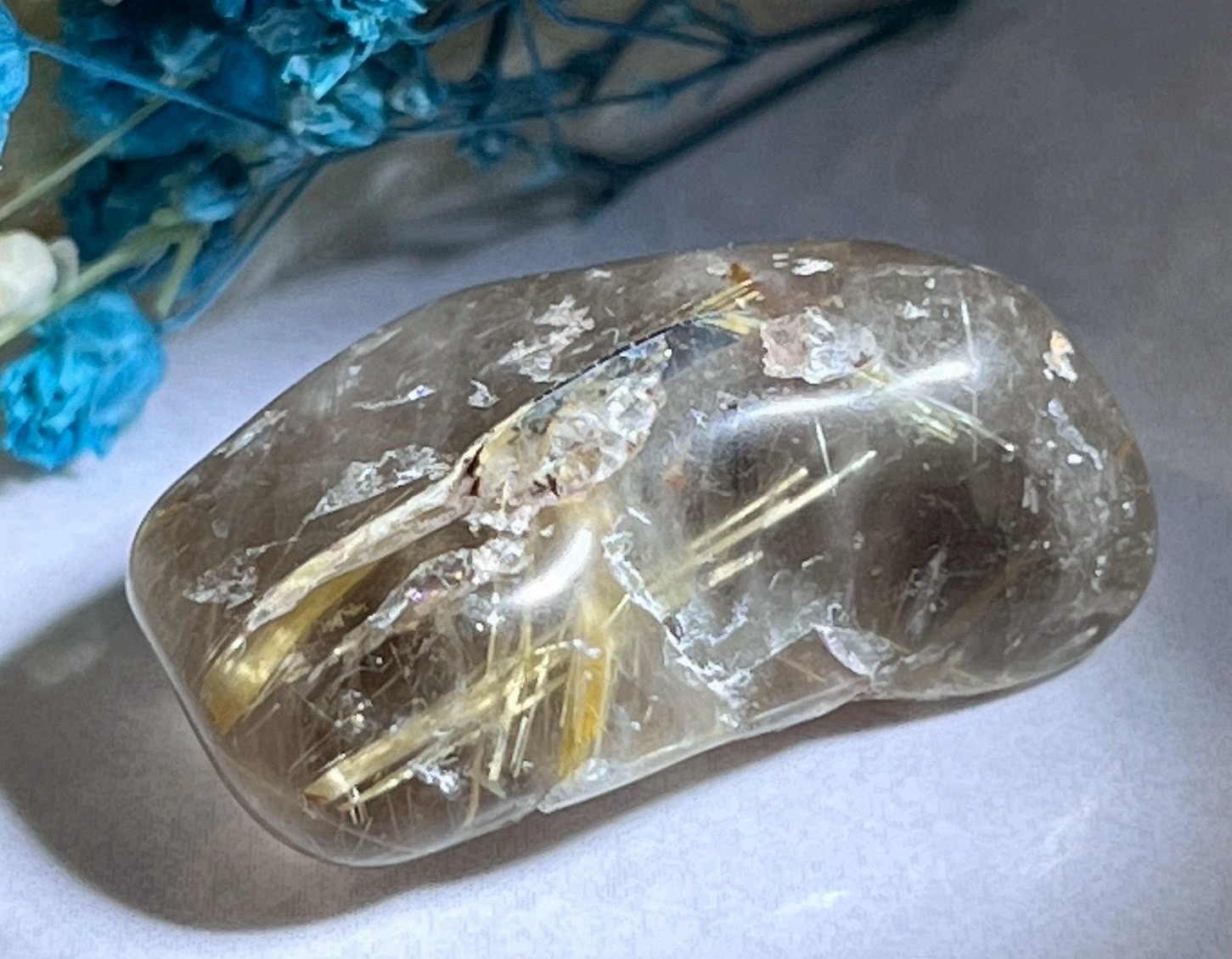 天使のギフト】虹入り✨ エレスチャル クォーツ 骸骨水晶