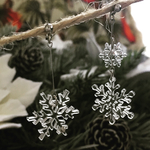 ＊雪の華ピアス