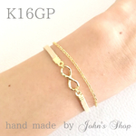 再販◆大人の秋冬色◆INFINITY∞スエードチェーンbracelet