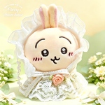 数量限定⭐ぬい服 10cm ちいかわ 着せ替え ロリータ ワンピース ボンネット 帽子 2点セット グリーン 緑 可愛い アンティーク