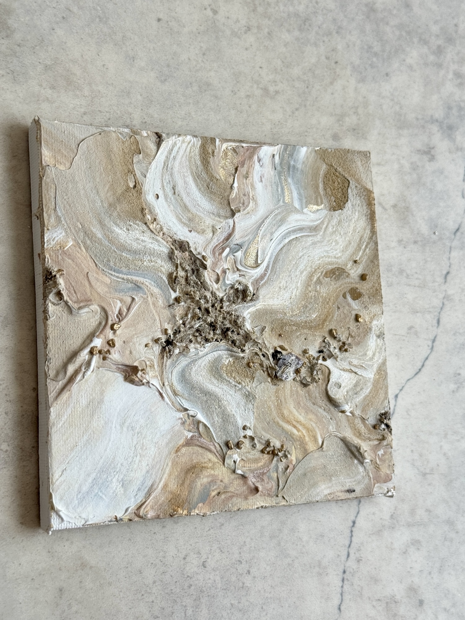 no.62アクリル画テクスチャーアート︎抽象画原画キャンバスアート