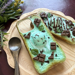 🌳森のチョコミントトーストのスマホケース