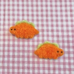 【前髪クリップ】にんじんダイナソー
