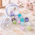 【硝子の金平糖　― 小さな宝石のお菓子箱 ― 】★ガラスのミニチュア和菓子店★