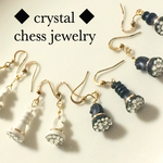 ◆crystal◆chess jewelry【ピアス/イヤリング】