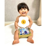 【名入れOK】赤ちゃん化粧まわし「えびすこくん」《晴天の富士と桜》こどもの日・端午の節句記念撮影衣装