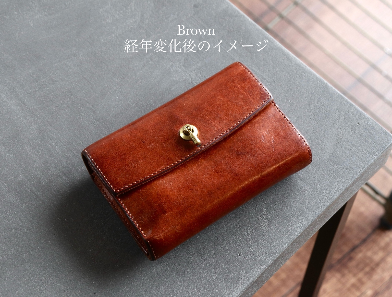 ミニウォレット【Ricco mini】 - BRUSH Leather Products | minne