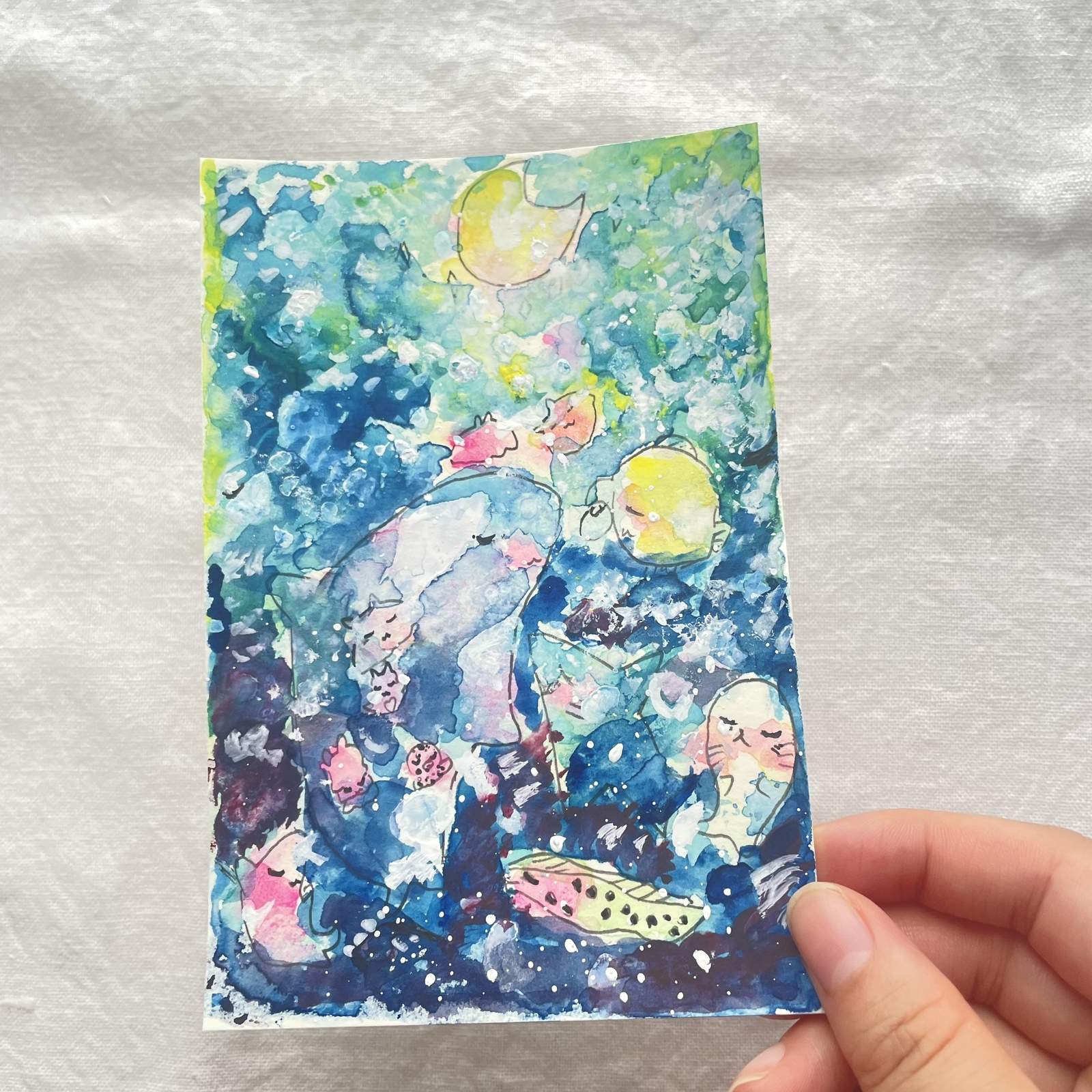 涼しげなメンダコ/原画イラスト 夏 - asuka7777 | minne byGMOペパボ