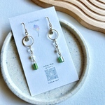 ✨💚軽いのに華やかミニビジューピアス
