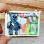 ミニチュア ドールハウス ベアーのバスセット