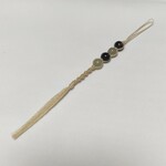 天然石ストラップ（アベンチュリン／スモーキークォーツ）