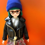 リカちゃん ダブルライダースジャケット