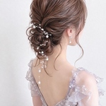 ♥️300  パールポニー  / ポニーフック  ヘアアクセサリー  ブライダル