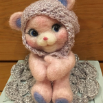 羊毛フェルト ハンドメイドくまさん