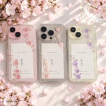 【選べる３タイプカラー】春色の彩り桜のケース/iPhone/ Android スマホケース  iphone17 iphone14 iphone15  iphone16