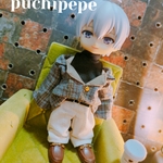 オフショルシャツ秋（パープル）