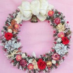 再販♡2016クリスマスリース(プリザーブド＆ドライフラワー)