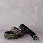ハンドストラップ【dark color】Black/khaki/charcoalgray/パラコードストラップ　きれいめ　バックストラップ　キーストラップ　大人