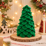 《キット》クリスマスツリー(クロコダイルステッチver.)♪再販♪かぎ編み・かぎ針編み・編み物