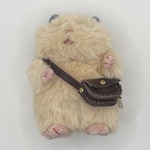 はむにぎり用 本革ミニショルダーバッグ｜ぬいカバン｜ダークブラウン
