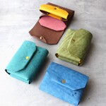 【人気No.1】身軽にお出かけ！お札を折らないカピバラのコンパクト財布　カラーカスタマイズ・名入れ可