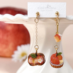 まるごとりんごのご褒美　ピアス/イヤリング＊ミニチュア