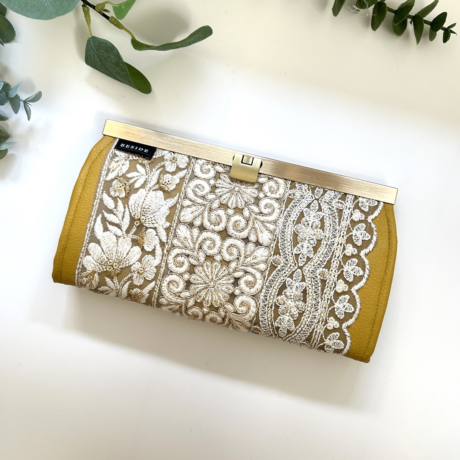 インド刺繍リボン 長財布 Sサイズ - BESIDE | minne byGMOペパボ 国内