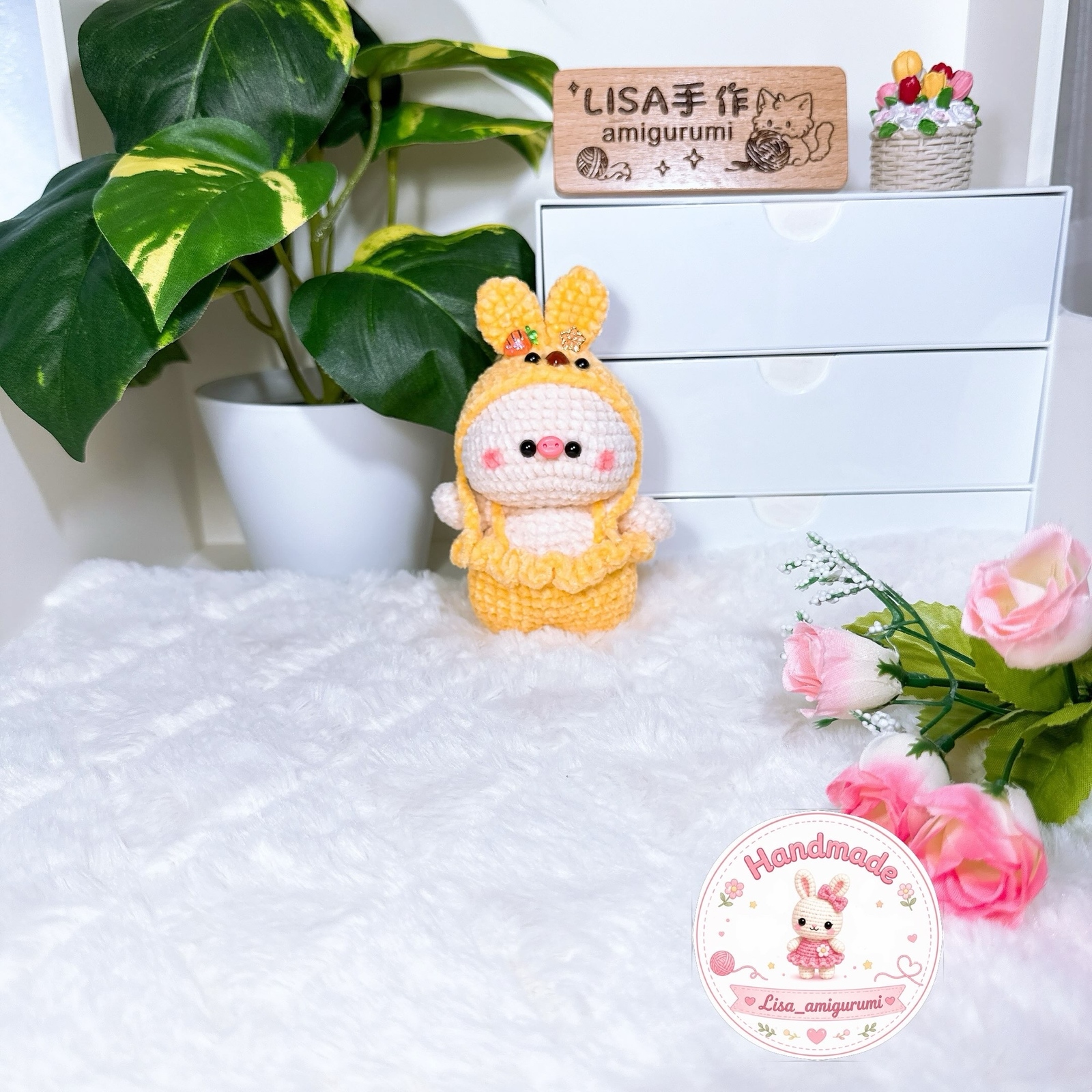パンダちゃん あみぐるみ 編みぐるみ プレゼント ハンドメイド ギフト