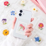 【9種類から選べる】＊あなただけの小さな花標本＊ 押し花 ブックマーク しおり スマホ インナーシート