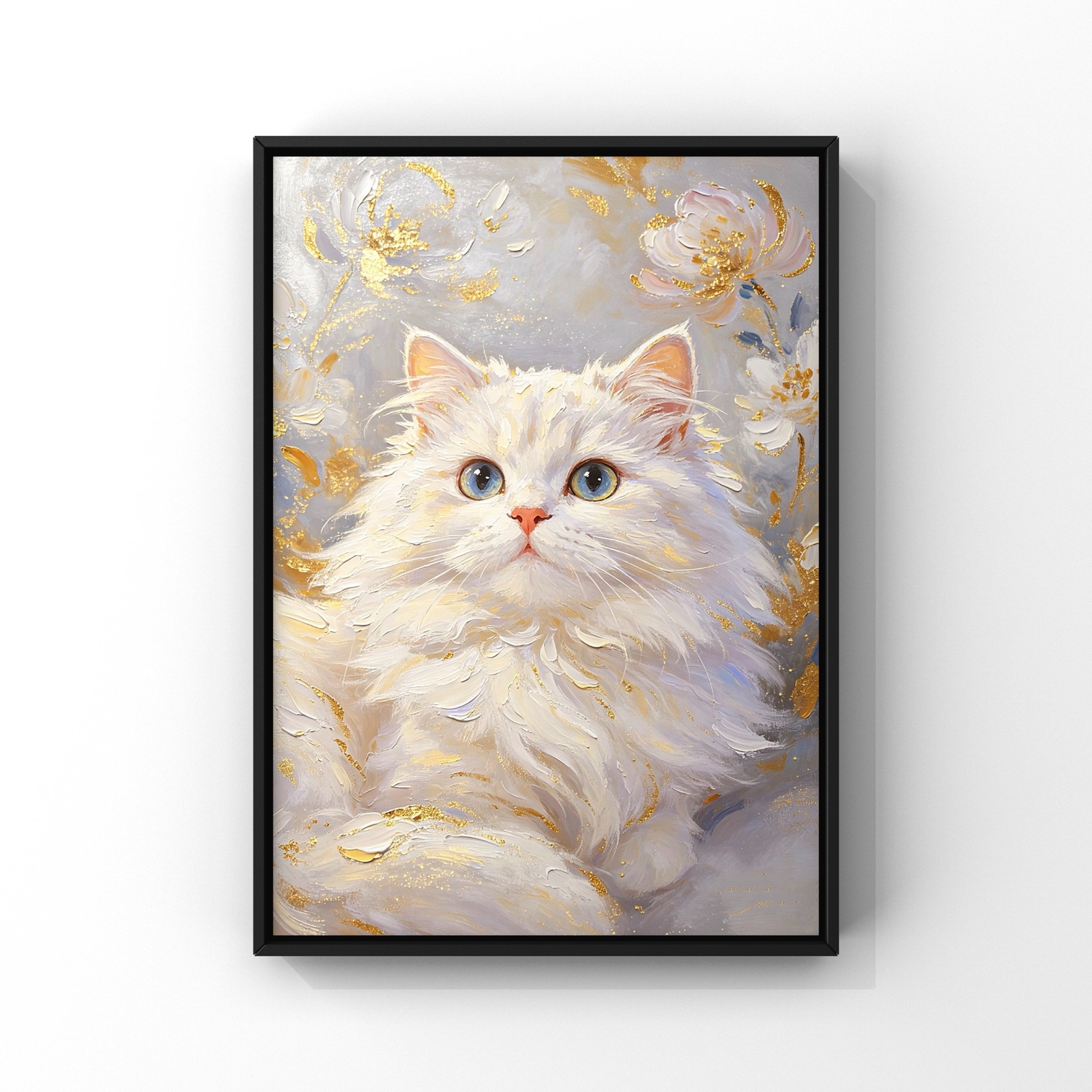 絵画 | イラストポスター 47 ☆ 【猫たちが窓辺で美しい夜景を見ている