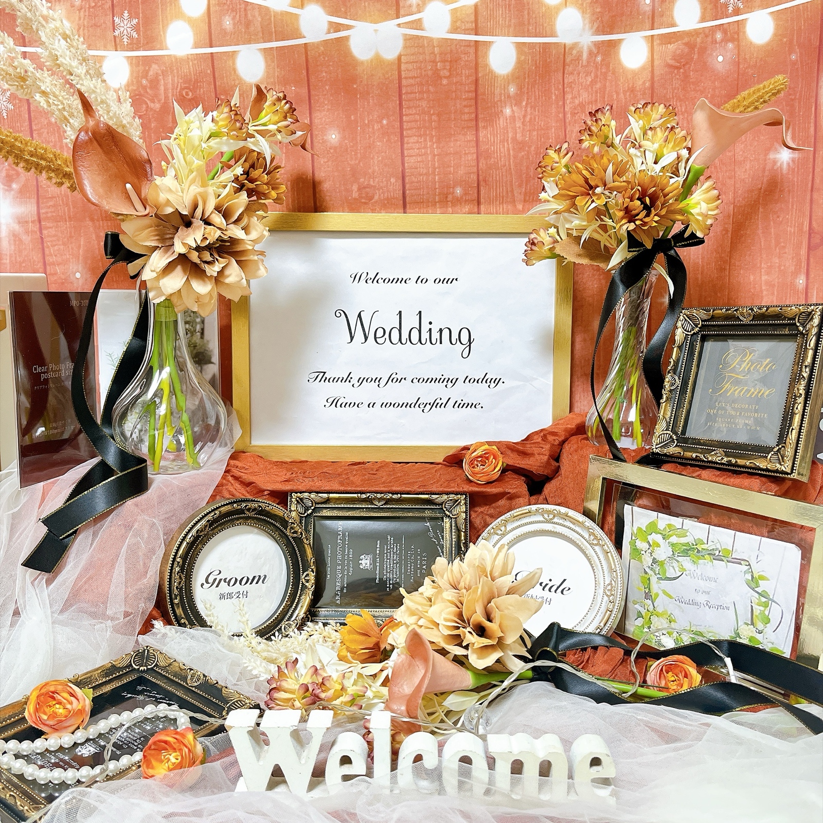 お色変更可 ウェルカムスペースセット まとめ売り 結婚式 ウエディング