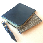 [SALE]薄型 レザーLファスナーウォレット