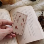 紙刺繍・落ち葉・紅葉🍁秋♡ブックマーク・栞しおり