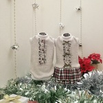 販売開始前☆ちょっぴりクリスマスなお洋服　犬服(送料込み価格)