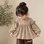 【New!!】10/31まで送料無料　ずぼっと着れる 長袖ブラウス　( 子供服　90 100 110 120 秋服　冬服　ブラウス　ワンピース　女の子 チェック　長袖　)