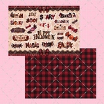 【Halloween】コラージュシート / デザインペーパー / 素材シート / 3種類各10枚合計30枚入 / ハロウィン / cotton melody 【数量限定】