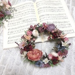 秋色のリース　秋　リース　コスモス　秋リース　ドアリース　プレゼント　ギフト　敬老の日　結婚祝い　退職祝い　退院祝い　還暦祝い　誕生日プレゼント　