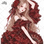 original sticker « no.10161 »     //     人物ステッカー オリジナルステッカー オリジナル人物ステッカー ステッカー cotton melody