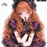 original sticker « no.10168 »     //     人物ステッカー オリジナルステッカー オリジナル人物ステッカー ステッカー cotton melody