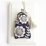 小さながま口のネックレス＊結晶