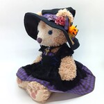 シェリーメイＳサイズ　　ハロウィンドレスセット（紫チェック×黒）