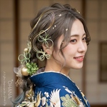 卒業式、成人式＊レッドxリーフ＊ナチュラルde可愛い髪飾り❤︎10本セット❤︎ 袴 和装 