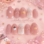 pink Halloween🎃 /ネイルチップ/ネイル/ハロウィン/おばけ/イベント