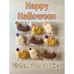 ハロウィン【グルテンフリー】おばけのクッキーセット　シェアにばらまきにぴったり12枚入り