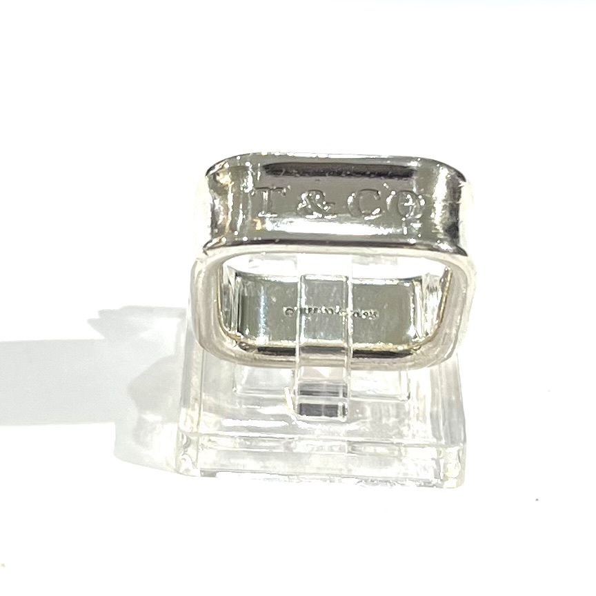 希少【TIFFANY&CO.】【11.5-12.5号 】2979 T&CO 1837スクエアリング