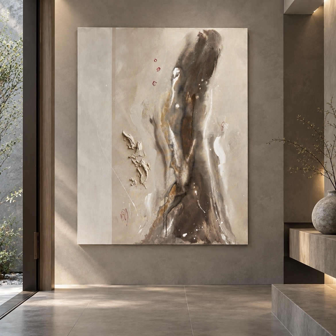 現代アート 41×41㎝ 北欧 モダン インテリア 抽象画 アートパネル 絵画